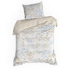 Eurofirany, komplet pościeli bawełnianej, Jasmina, 140-200 cm, kremowy