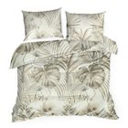 Eurofirany, komplet pościeli bawełnianej, Nina, 220-200 cm, beżowy