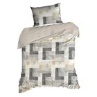 Eurofirany, komplet pościeli, Home, 160-200 cm, stalowy