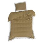 Eurofirany, komplet pościeli, Laura, 160-200 cm, złocisty