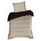 Eurofirany, komplet pościeli, Lunara, 160-200 cm, beżowy