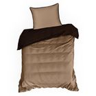 Eurofirany, komplet pościeli, Lunara, 160-200 cm, jasnobrązowy