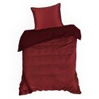 Eurofirany, komplet pościeli, Lunara, 220-200 cm, marsala