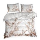 Eurofirany, komplet pościeli satynowej premium, 140-200 cm, biały