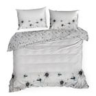 Eurofirany, komplet pościeli satynowej, premium22, 220-200 cm, biały