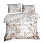 Eurofirany, komplet pościeli satynowej, premium25, 220-200 cm, biały