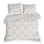 Eurofirany, komplet pościeli satynowej, Raya, 160-200 cm, biały