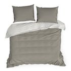 Eurofirany, komplet pościeli satynowej, Raya, 220-200 cm, biały