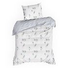 Eurofirany, komplet pościeli satynowej, Raya4, 220-200 cm, biały