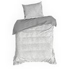 Eurofirany, komplet pościeli satynowej, Spring, 140-200 cm, biały