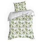 Eurofirany, komplet pościeli satynowej, spring, 140-200 cm, biały