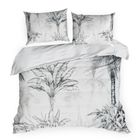 Eurofirany, komplet pościeli satynowej, spring, 160-200 cm, biały