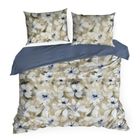 Eurofirany, komplet pościeli satynowej, Spring, 220-200 cm, jasnobeżowy