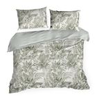 Eurofirany, komplet pościeli satynowej, spring, 220-200 cm, miętowy