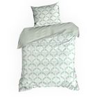 Eurofirany, komplet pościeli satynowej, spring, 220-200 cm, miętowy