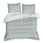 Eurofirany, komplet pościeli satynowej, Spring 98, 140-200 cm, granatowy