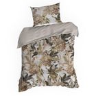 Eurofirany, komplet pościeli satynowej, Spring, biały, 220-200 cm