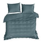 Eurofirany, komplet pościeli satynowej, Vera, 140-200 cm, morski