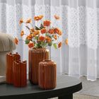 Eurofirany, kwiat flore, 54 cm, pomarańczowy