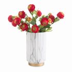 Eurofirany, kwiat Natu, 44 cm, czerwony