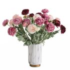 Eurofirany, kwiat Natu, 47 cm, bordowy