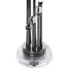 Eurofirany, lampa isla, 36-38-75 cm, czarny