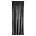 Eurofirany, Melanie, zasłona zaciemniająca gotowa, na taśmie 140-270 cm, czarny