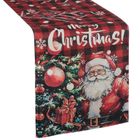 Eurofirany, obrus świąteczny, 33-183 cm, czerwony