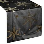 Eurofirany, obrus świąteczny, 40-140 cm, czarny