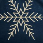 Eurofirany, obrus świąteczny, 40-140 cm, granatowy