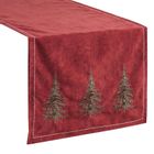 Eurofirany, obrus świąteczny, 40-183 cm, bordowy