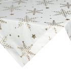 Eurofirany, obrus świąteczny, 85-85 cm, biały