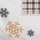 Eurofirany, obrus świąteczny, Angel, 85-85 cm, biały