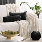 Eurofirany, poduszka wałek, Gaja, 15-45 cm, beżowy