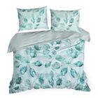 Eurofirany, pościel d91, Verano5, 160-200 cm, ciemnomiętowy