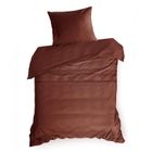 Eurofirany, pościel elegant, 220-200 cm, marsala