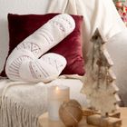 Eurofirany, poszewka świąteczna, 27-46 cm, biały