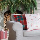 Eurofirany, poszewka świąteczna, 45-45 cm, biały