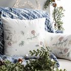 Eurofirany, poszewka świąteczna, 45-45 cm, biały