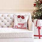 Eurofirany, poszewka świąteczna, 45-45 cm, biały