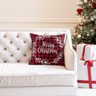 Eurofirany, poszewka świąteczna, 45-45 cm, czerwony