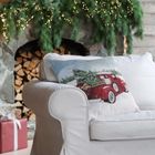 Eurofirany, poszewka świąteczna, 45-45 cm, czerwony