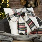 Eurofirany, poszewka świąteczna, 45-45 cm, kremowy