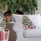 Eurofirany, poszewka świąteczna, 45-45 cm, zielony