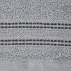 Eurofirany, ręcznik Ally, 50-90 cm, srebrny