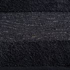 Eurofirany, ręcznik Amber, 50-90 cm, czarny