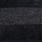 Eurofirany, ręcznik Amber, 70-140 cm, czarny