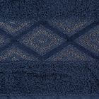 Eurofirany, ręcznik, Azari, 70-140 cm, granatowy