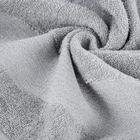 Eurofirany, ręcznik bawełniany, Amber 02, 70-140 cm, srebrny