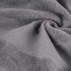 Eurofirany, ręcznik bawełniany, Amber 04, 70-140 cm, stalowy